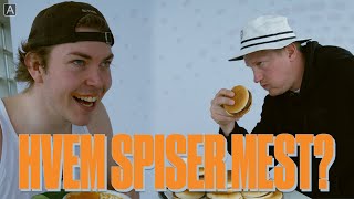Spisekonkurranse Mellom Oskar Westerlin Og Erik Follestad