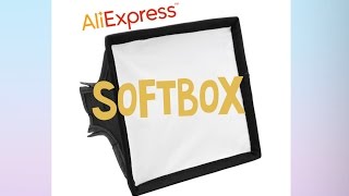 Посылка Из Китая С Aliexpress. Портативный Softbox Для Вспышки