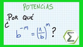 Exponente NEGATIVO : como trabajarlo | CURSO de POTENCIACIÓN Clase #8