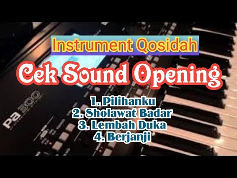 Cek Sound Opening Instrument Qosidah Audio Jernih @MbakTina2027