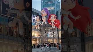 Huntrix Ai Idol Giant Statue Model.