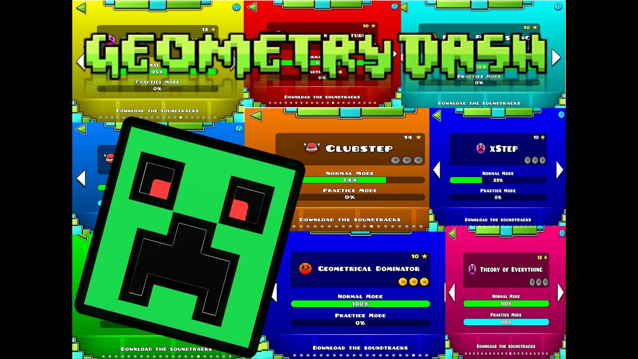 Geometry dash theory everything compilation