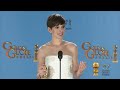 Backstage with Anne Hathaway, best supporting actress