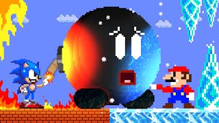 Hot And Cold Battle Can Mario And Sonic Escape From Prison Hot Vs Cold Challenge? Adn Mario Game