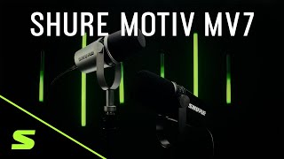 Shure MOTIV MV7 Podcast Microphone