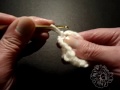 Como tejer una bufanda con flores (crochet flower scarf lariat) -tejido para zurdos-