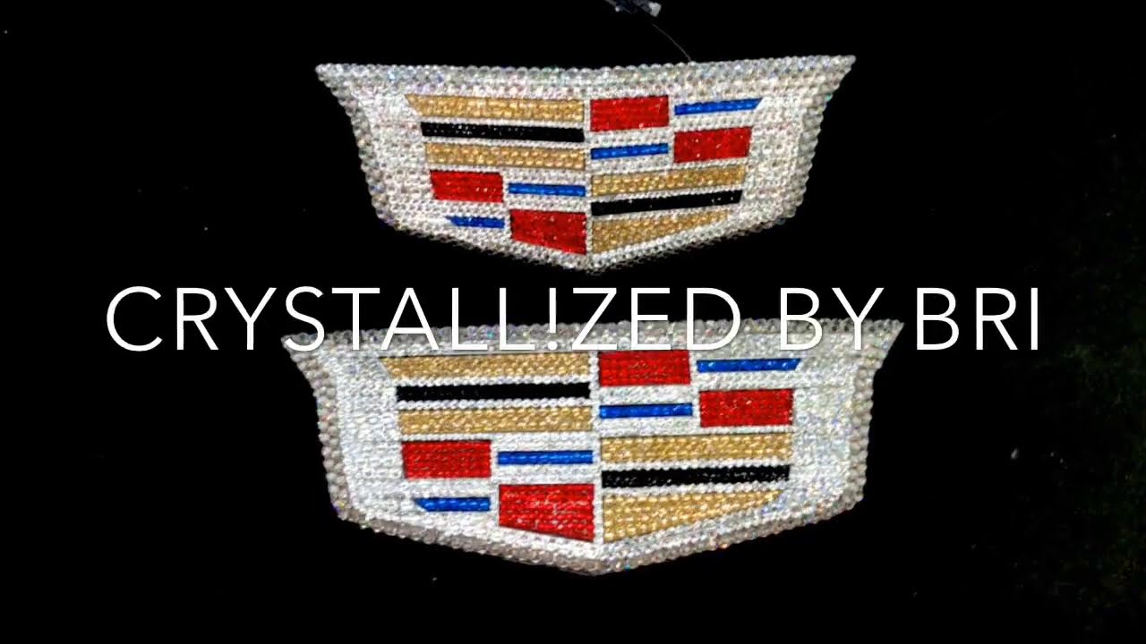 Cadillac Swarovski Crystal Car Emblems Crystallized Bling by CRYSTALL!ZED by Bri Mods Auto SUV
