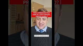 Para Condenação Pelo Crime De Lesão Corporal Precisa De Laudo? Fica No Vídeo Que Eu Explico