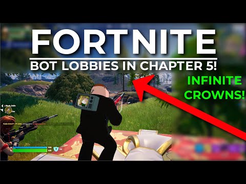 BOT LOBBIES in 2024! Bots in CHAPTER 5! INFINITE CROWN WINS Method! #Fortnite #CHAPTER5