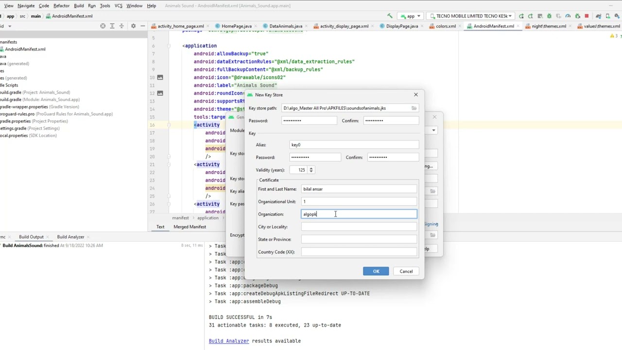 How to Generate a Signed APK in Android Studio | How to Generate a Signed APK in Android Studio |