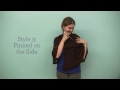 How to Style a Half Circle Shawl