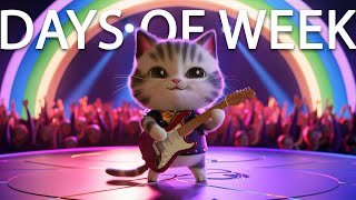 Days Of The Week Song Animals Singing - Cute Cats , Dog , Bear And More Animals Children Songs