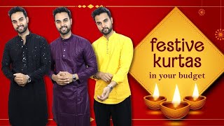 Top 5 Budget Kurtas For Diwali And Durga Puja Mens Kurta Sets In Budget Best Kurtas For Diwali
