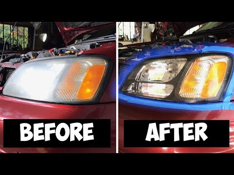 The EASIEST DIY Headlight Restoration Ever!