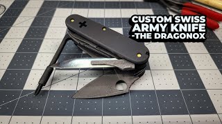 One Of A Kind Custom Swiss Army Knife The Dragonox Cybertool Surgeon 4K