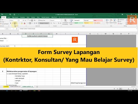 FORM SURVEY LAPANGAN (Untuk Pekerjaan Konstruksi)