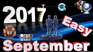 Easiest Platinum Games for PS4 in September [2017]