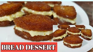 Bread Re Tiari Karantu Swadishta Mitha Bread Kheer Toast Dessert Dessert Recipe Bread Sweet Dish