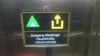 1989 Unknown Mod. 2009 Schindler Hydraulic Elevator Meidling Haupfstraße U-Bahn Station, Vienna