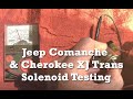 Jeep Comanche and Jeep XJ Cherokee Aisin AW4 Transmission Solenoid Removal and Testing