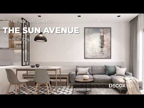 Mẫu thiết kế nội thất căn hộ The Sun Avenue 70m2 - Quận 2