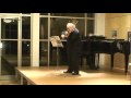 Antonin Dvorak, Songs My Mother Taught Me for violin and piano, arr. by Fritz Kreisler.
