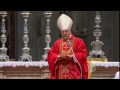 Cardinals cast their first ballot for a new pope