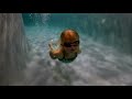 Kids Race Around the Pool
