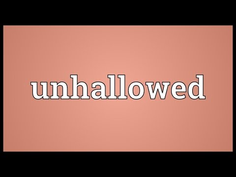 Header of unhallowed
