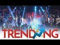 Louise, Roxanne, Yassi, and Hashtags in a fiery dance number