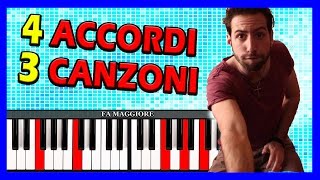 4 Accordi 3 Canzoni Al Pianoforte Facili Da Suonare 4 Accordi 3 Canzoni Al Pianoforte Facili Da Suonare
