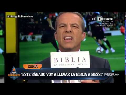 Cristóbal Soria: "Este SÁBADO le voy a llevar la 'BIBLIA' a MESSI"