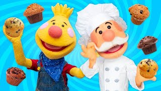 The Muffin Man Kids Songs & English Nursery Rhymes For Kids With Lyrics English Poem Abcd Phonics