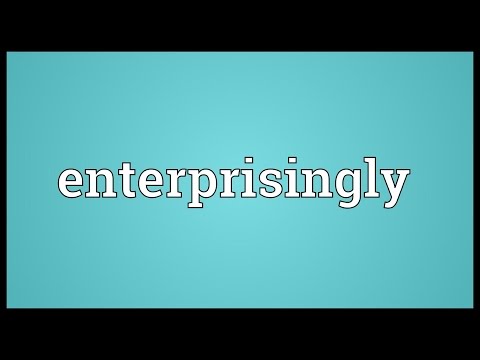 Header of enterprisingly
