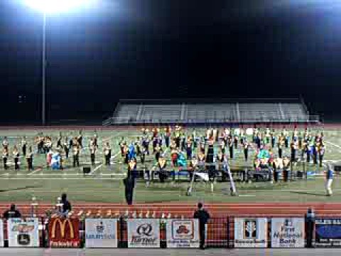 The Jonesboro High School Band Performs at the Paragould Marching Contest on 