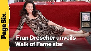 Fran Drescher Unveils Her Hollywood Walk Of Fame Star With Former Nanny Costars