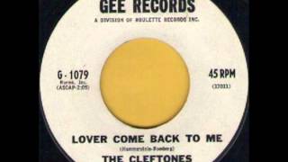 Watch Cleftones Lover Come Back To Me video