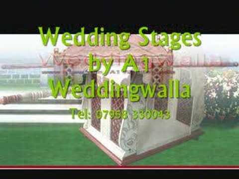 Decoration wedding stages waterfall
