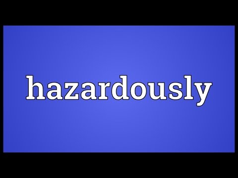 Header of hazardously