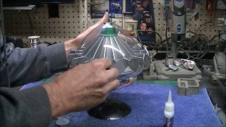 U.F.O. TV Series Alien Flying Saucer Build Finale