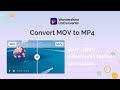 How to Convert MOV to MP4 in Second! | Video Converter