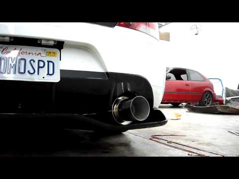 First Racing F1 Turbo Exhaust EVO on Domo Speed Time Attack EVO 9 Start Up