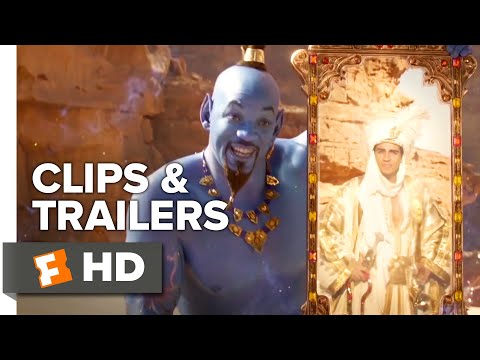 Aladdin ALL Clips + Trailers (2019) | Fandango Family