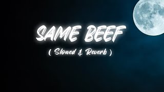 Same Beef Slowed Reverb Sidhu Moose Wala Ft. Bohemia Same Beef Song Lyrics