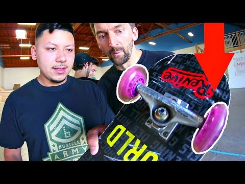 ROLLER HOCKEY WHEELS ON A SKATEBOARD! | YOU MAKE IT WE SKATE IT EP 141