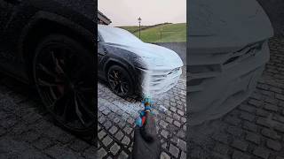 Spraying A Lamborghini Urus Blue From Black #Shorts
