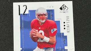 Tom Brady 2000 SP AUTHENTIC Football Card