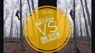 Saddle Hunting 101 - Multi-Stick VS One Stick Climbing