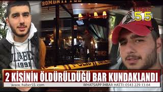 Samsunda Bodyguard Tarafindan 2 Ki̇şi̇ni̇n Öldürüldüğü Bar Ateşe Veri̇ldi̇