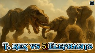 T. Rex Vs 5 Elephants Could The King Of Dinosaurs Survive This?